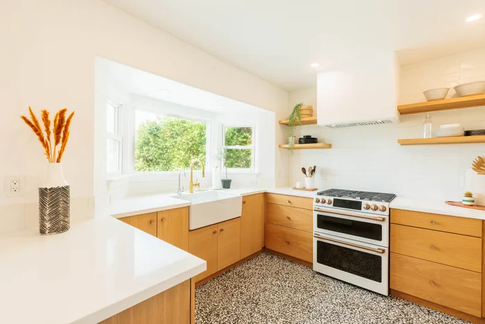 Remodeled kitchen with undercabinet lighting in Mid-City, San Diego, wired by J.I.C. Electric